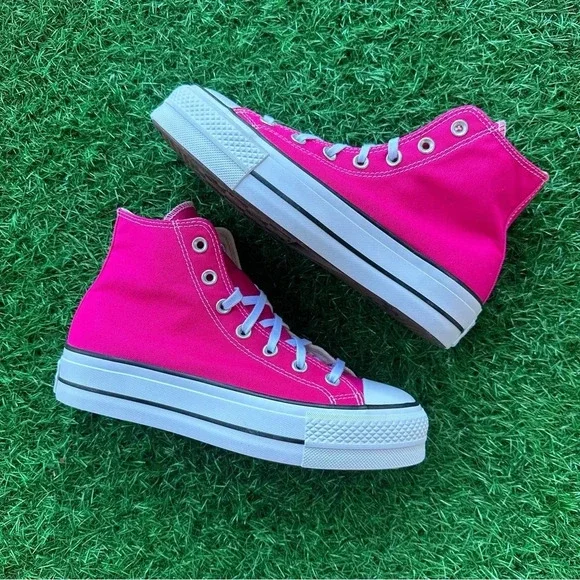 🎁Converse Chuck Taylor All Star Lift Hi Cerise Pink - Picture 5 of 8